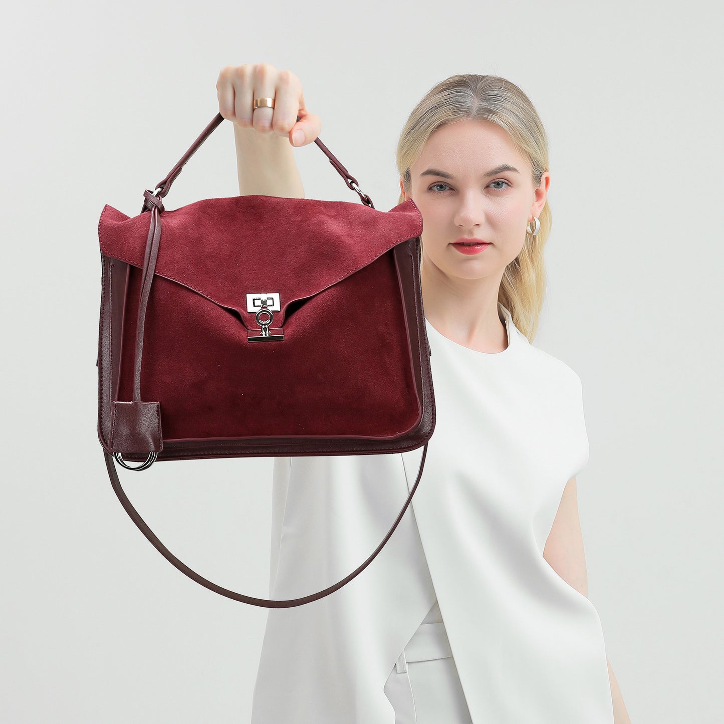 Women's Matte Leather Light Luxury High-grade Versatile Crossbody Bags
