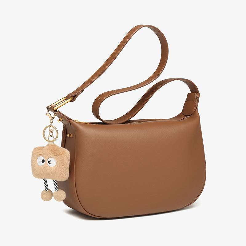 Women's Genuine Leather Underarm High-grade Spring Niche Armpit Bags