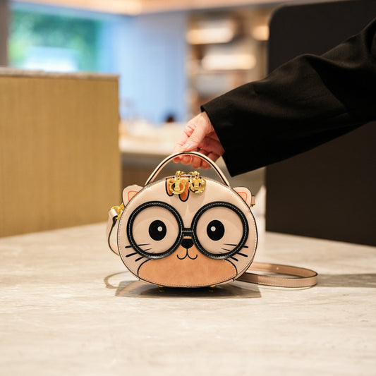 Cartoon Design Cat Style Street Trendy Bags