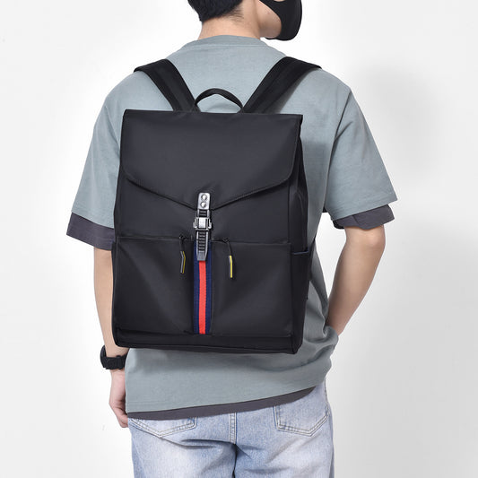 Men's Large Capacity Business Computer Simple Flip Backpacks