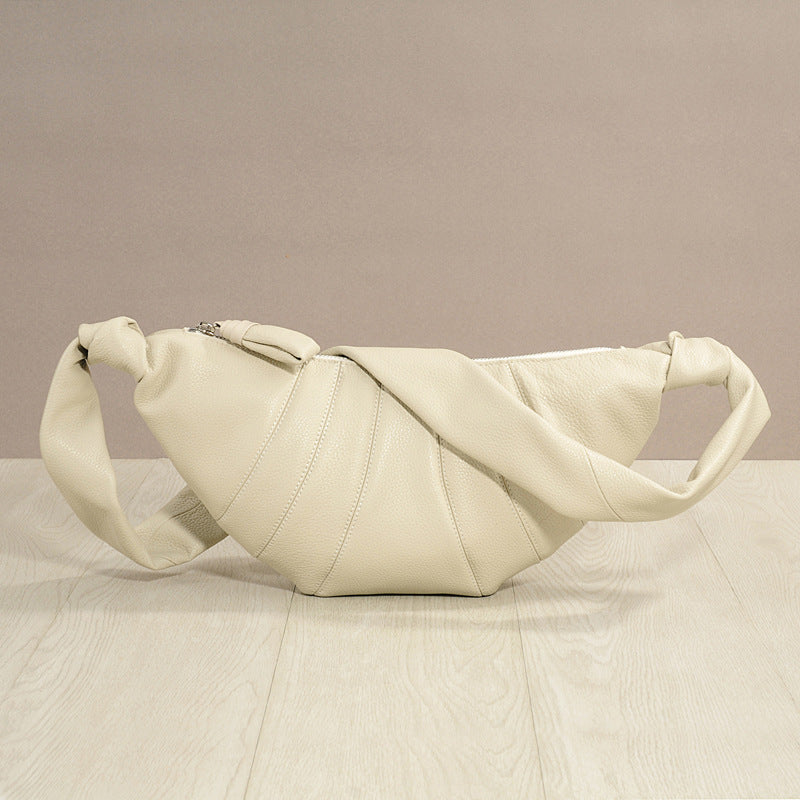 Sheepskin Upgraded Leather Croissant Can Be Crossbody Bags