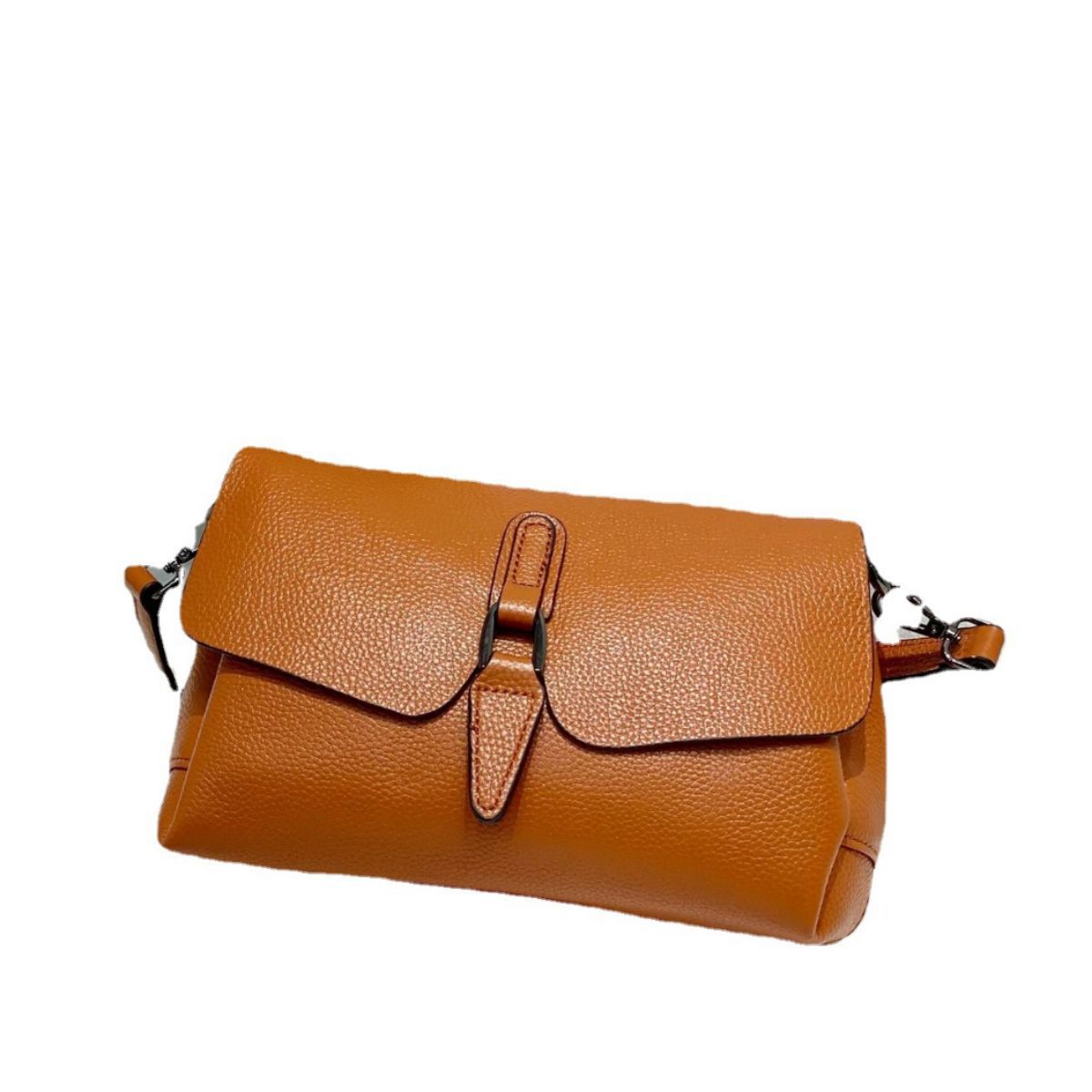 Women's First Layer Cowhide Single Medium Lady's Crossbody Bags