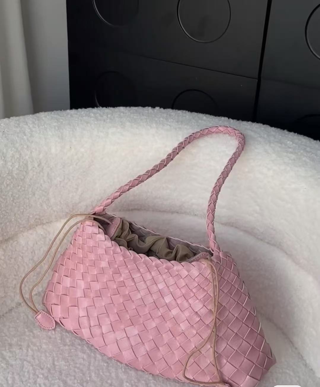 Women's Genuine Leather Hand-woven Underarm High-grade Versatile Shoulder Bags