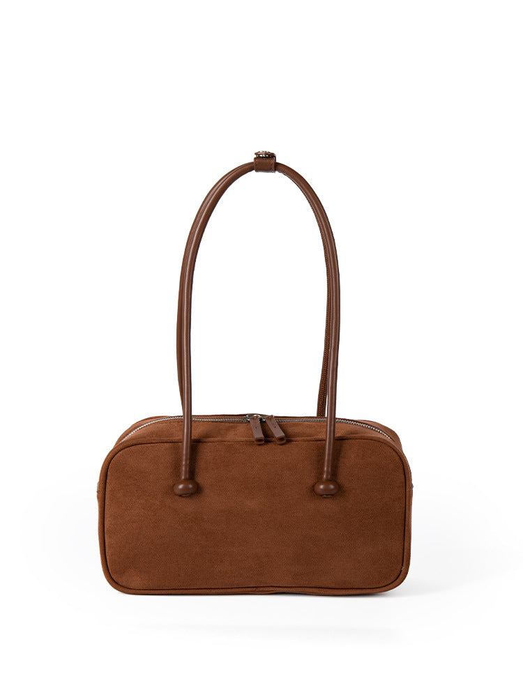 Women's Textured Korean Style High-grade Paint Surface Shoulder Bags