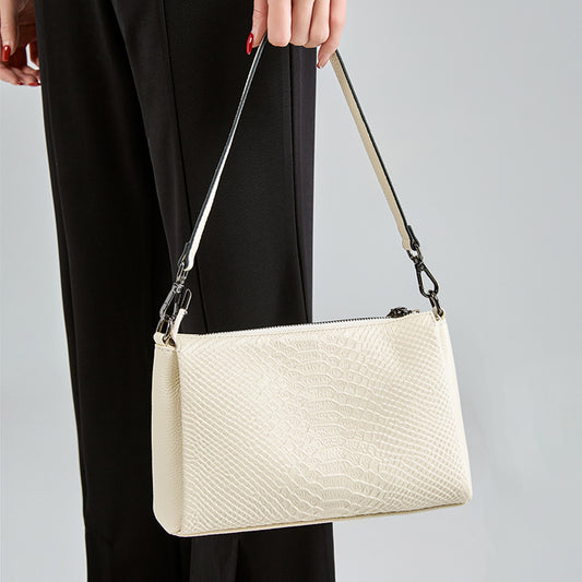 Women's Genuine Leather First Layer Cowhide Mother Crossbody Bags