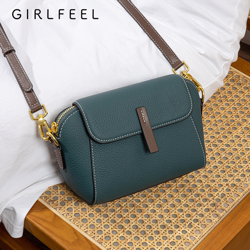 Women's Mobile Summer Genuine Leather Fashion Shell Crossbody Bags