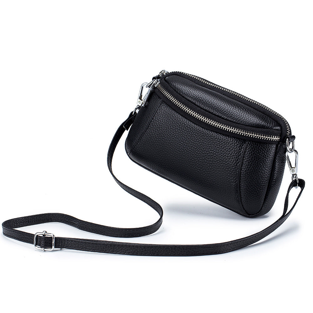 Women's Mini Genuine Leather Mobile Niche Fashion Crossbody Bags