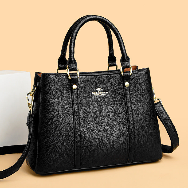 Women's Vintage Large Capacity Versatile Simple Leisure Handbags