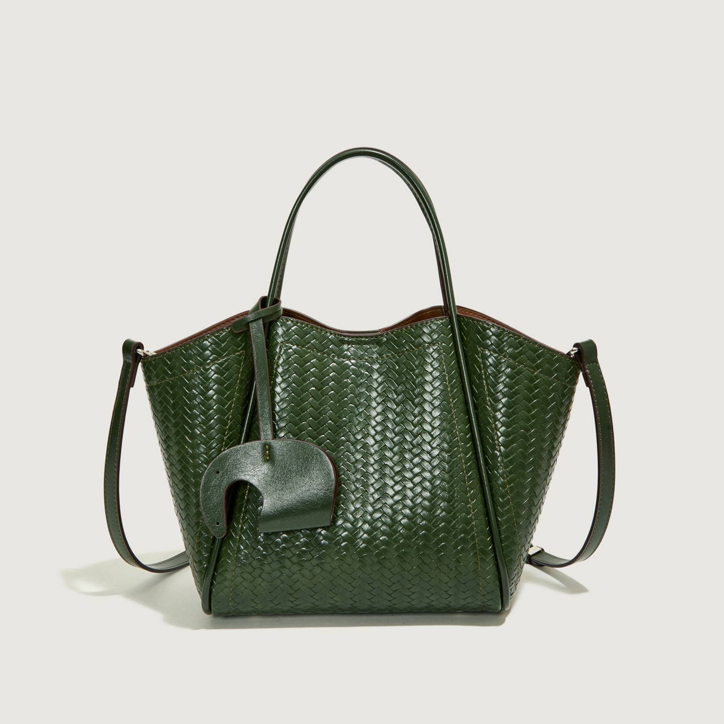 Women's Design Woven Pattern Korean Style Niche Handbags