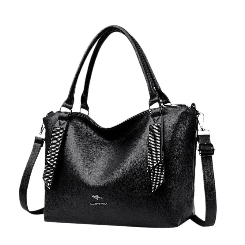 Women's Creative Slouchy Stitching Fashion Big Crossbody Bags