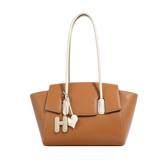 Leather Wings Style Textured Portable Underarm Simple Dong Shoulder Bags