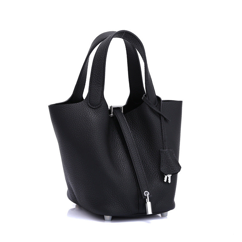 Women's First Layer Cowhide Leather Large Capacity Handbags