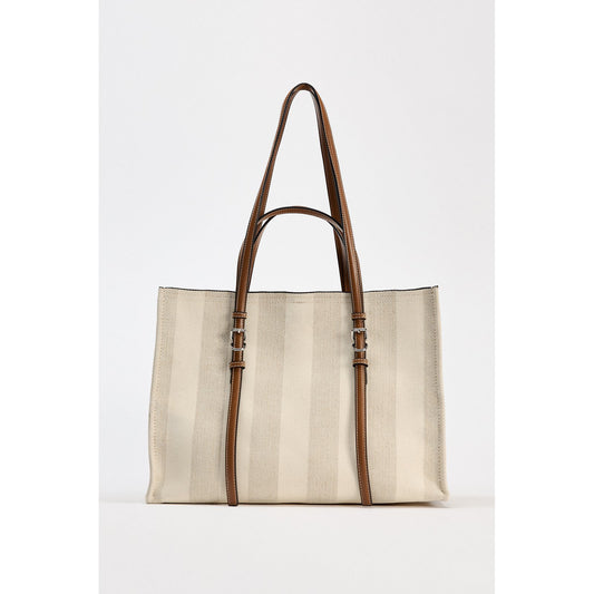 Women's Spanish Thread Decoration Large Capacity Shopping Bags
