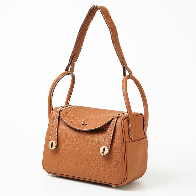 Women's Layer Cowhide Original Single Lindy Genuine Shoulder Bags