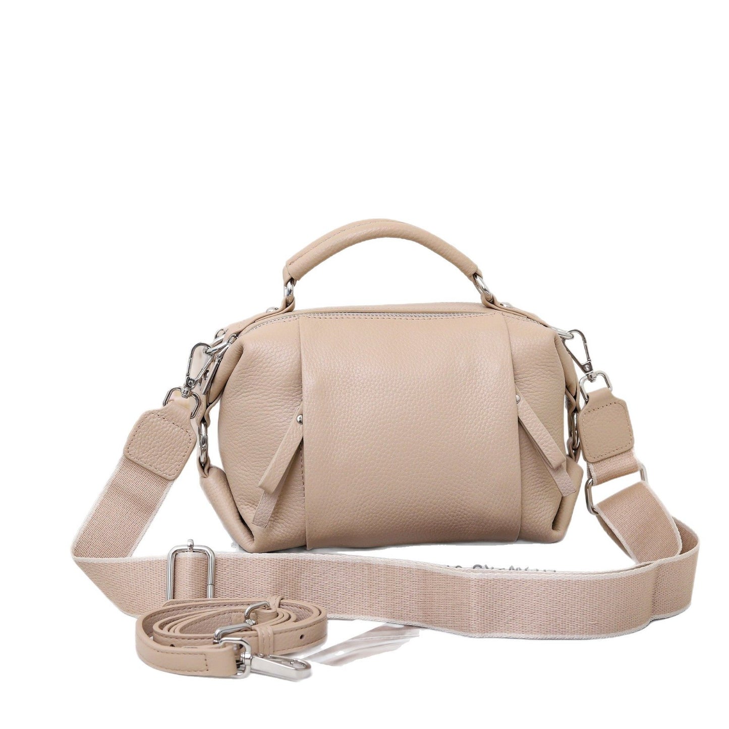 Women's Boston Genuine Leather Pillow Layer Crossbody Bags