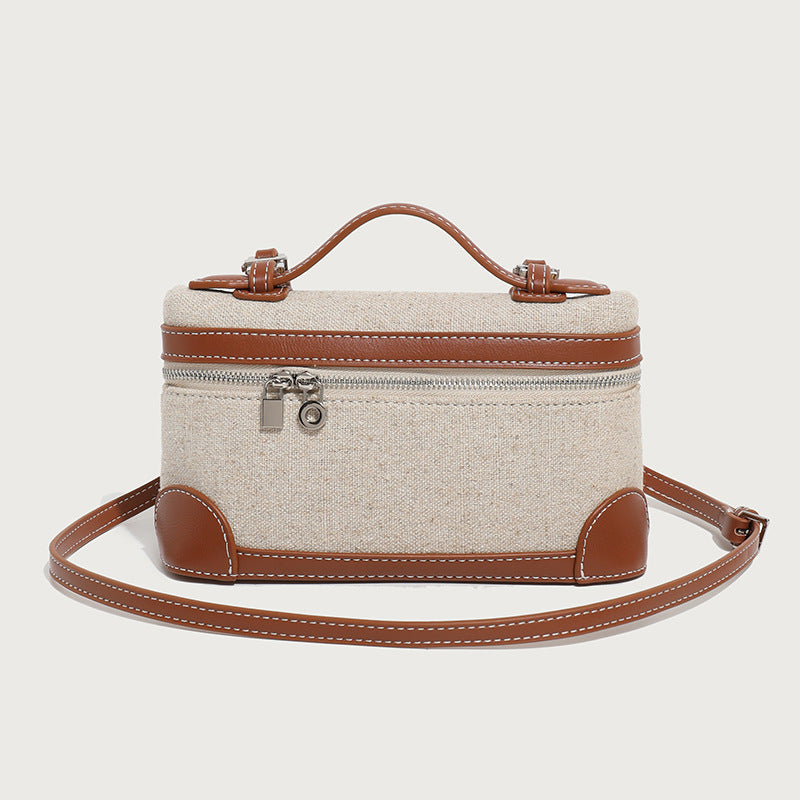Women's Canvas Lunch Box Fashion Portable Shoulder Bags