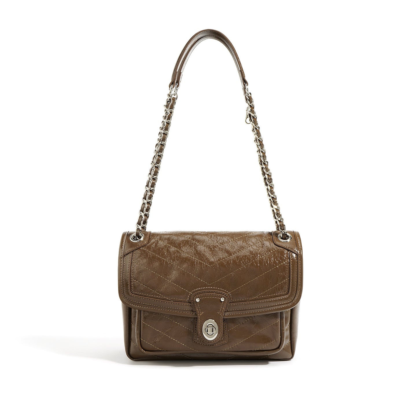 Women's High-grade Large Capacity Diamond Pattern Chain Shoulder Bags