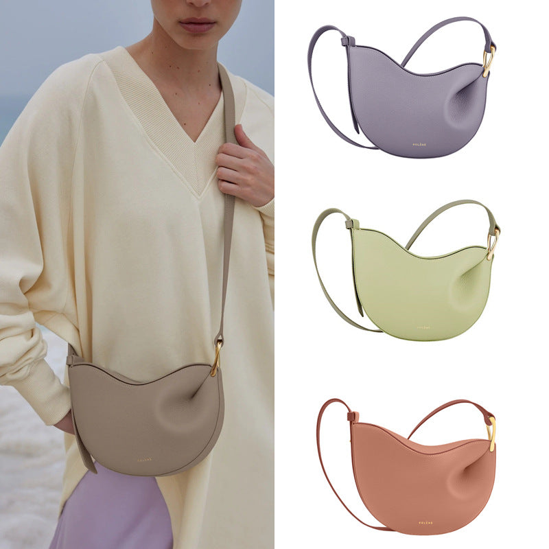 Pea Female First Layer Leather Fashion Crossbody Bags