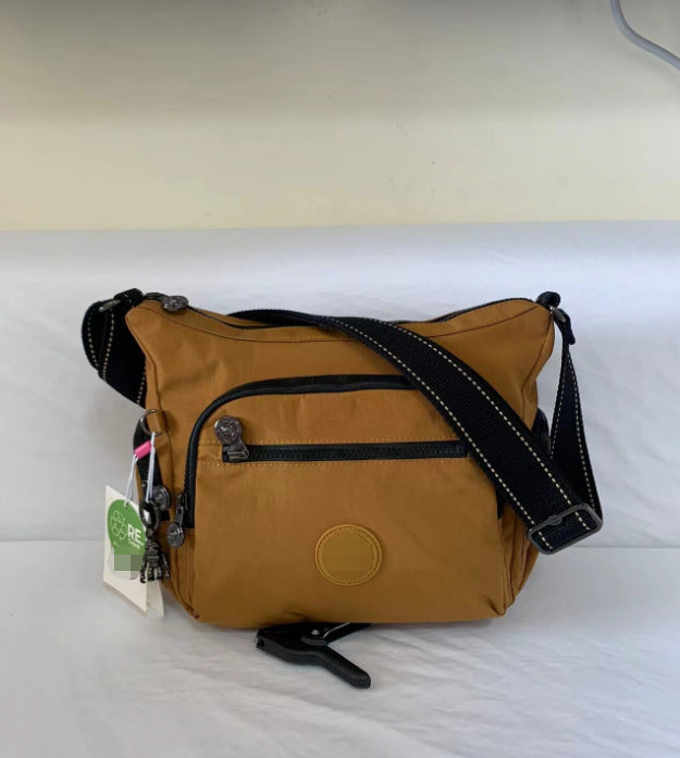 Spring Monkey Mesh Purple Series Nylon Crossbody Bags