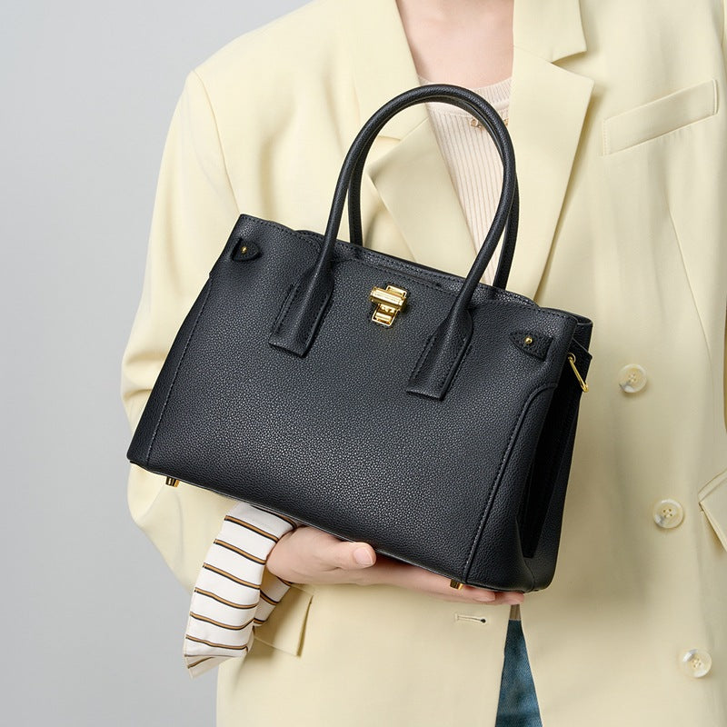 Women's Cowhide High-grade Genuine Leather Large Capacity Handbags