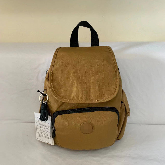 Women's Summer Nylon Canvas Monkey Urban Simple Backpacks