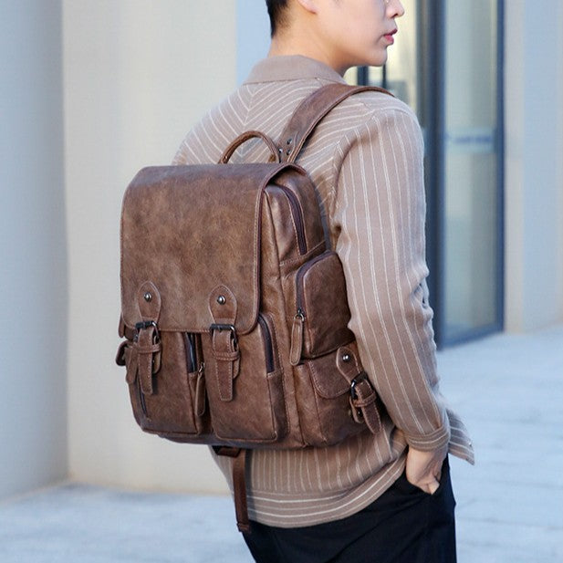 Men's Capacity High Sense Fashion Vintage Backpacks
