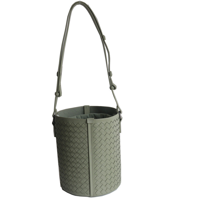Women's Classy Genuine Leather Hand-woven Sheepskin Shoulder Bags