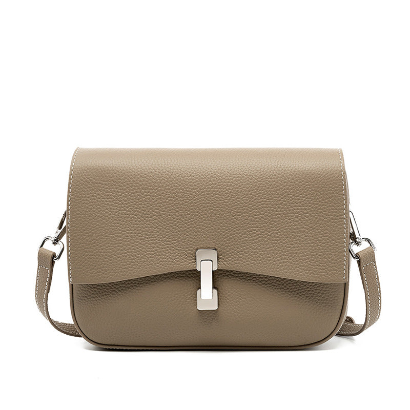 Women's Fashionable Mother Light Luxury Genuine Leather Crossbody Bags