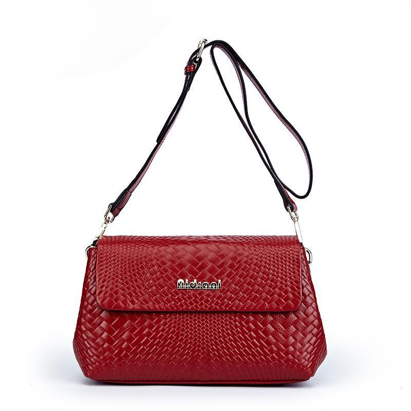 Women's First Layer Cowhide Soft Leather Fashionable Bags