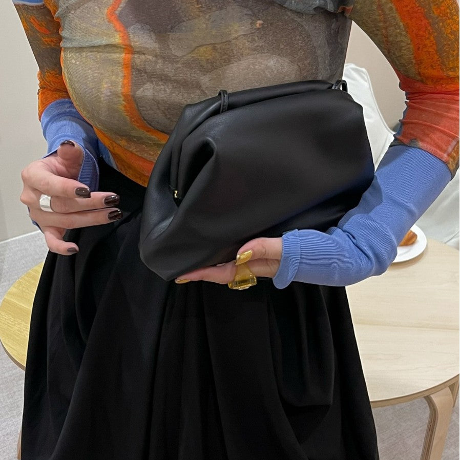 Classy Autumn Shell Cloud Clutch Simple Crossbody Bags