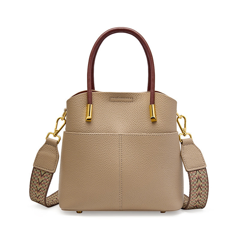 Women's Summer Niche Genuine Leather Western Style Crossbody Bags