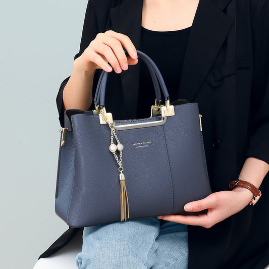 Women's Genuine Leather Versatile High Sense Mom Bags