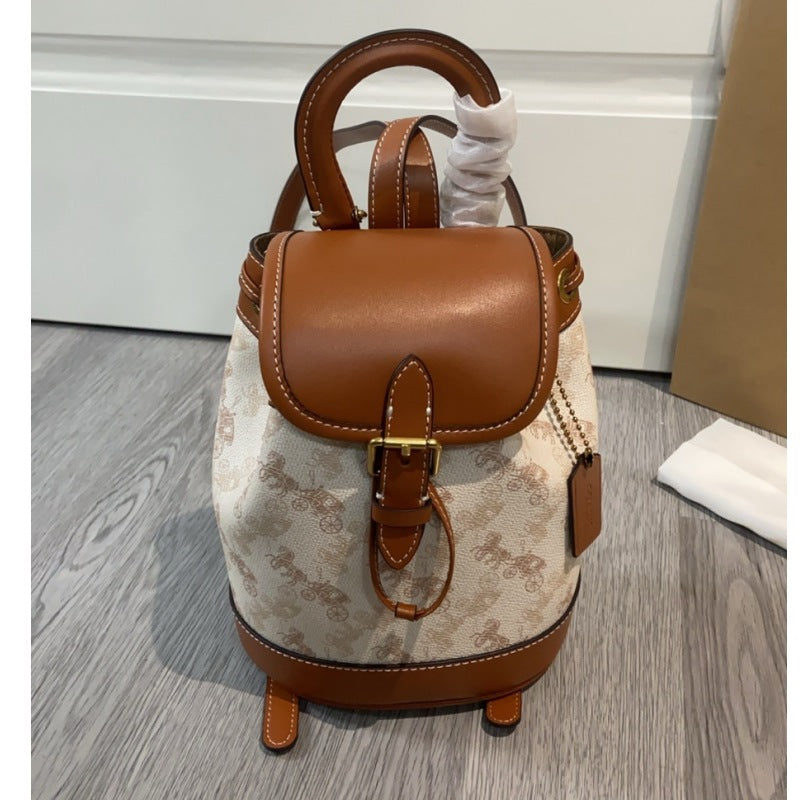 Classic Women's Style Presbyopic Drawstring Retro Backpacks