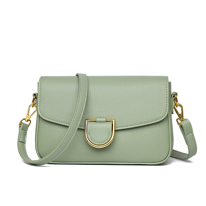 Women's Fashion Genuine Leather Trendy Simple Design Shoulder Bags