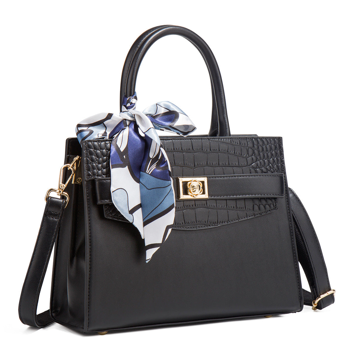 Women's Mother's Day To Give Mom Crocodile Pattern High-grade Handbags