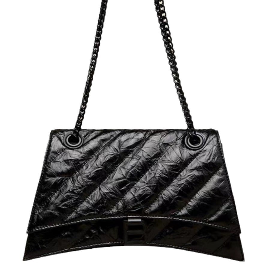 Hourglass Female Autumn High Sense Embroidered Crossbody Bags