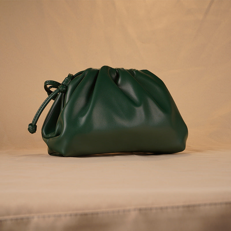 Female French Minority Dumpling Tide Genuine Bags