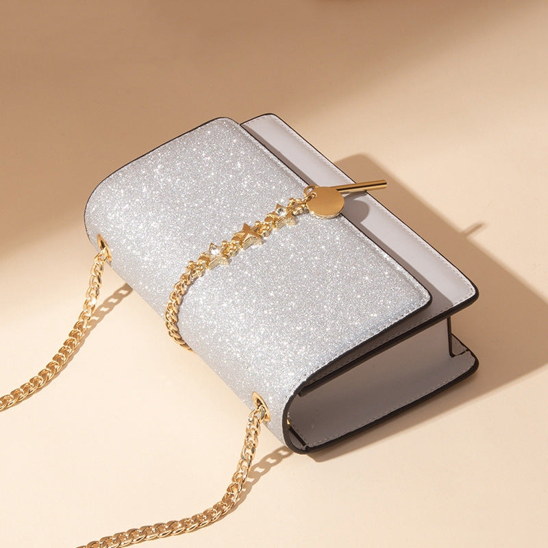 Women's Starry Sky Light Luxury Chain Sense Handbags