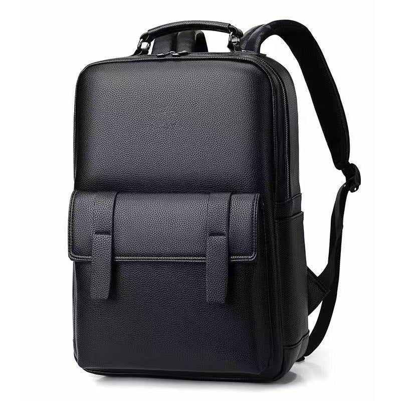 Beautiful Men's Leather Fashion College Computer Backpacks