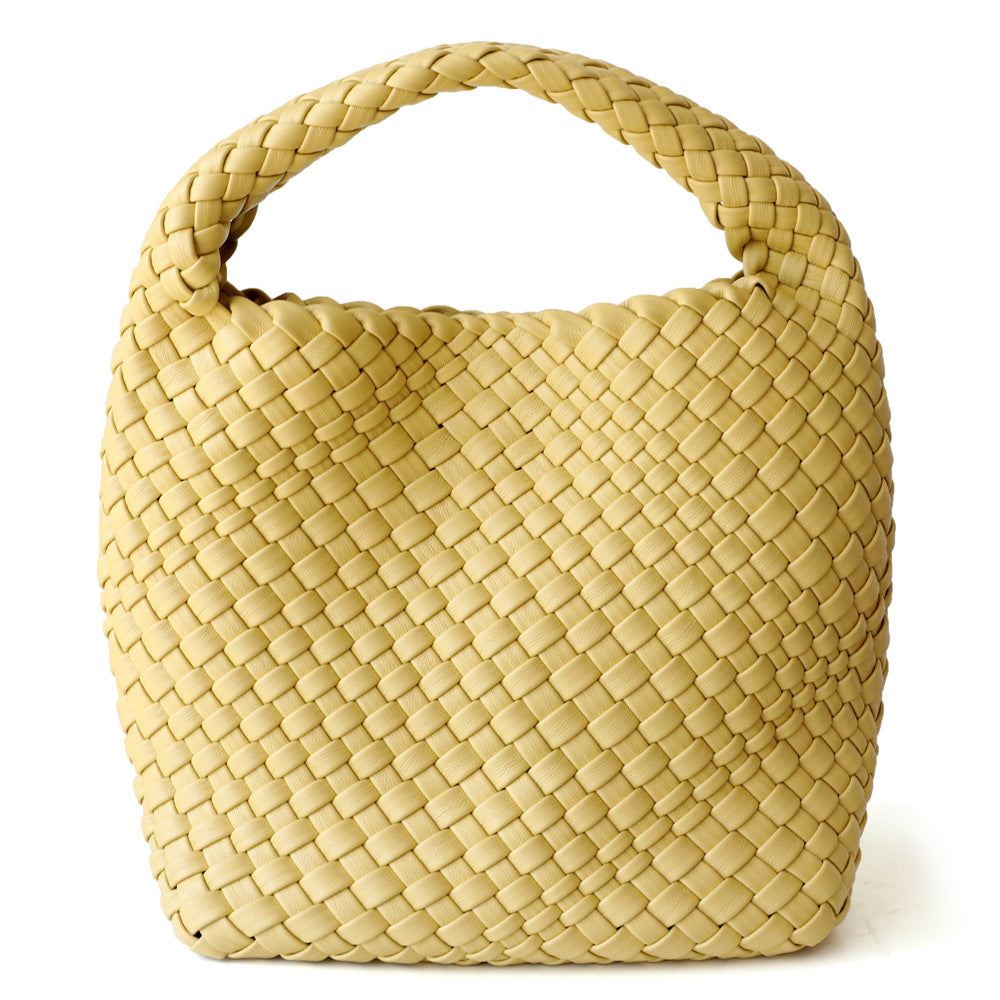 Slouchy Trendy Hand-woven Commuter Mother Portable Handbags