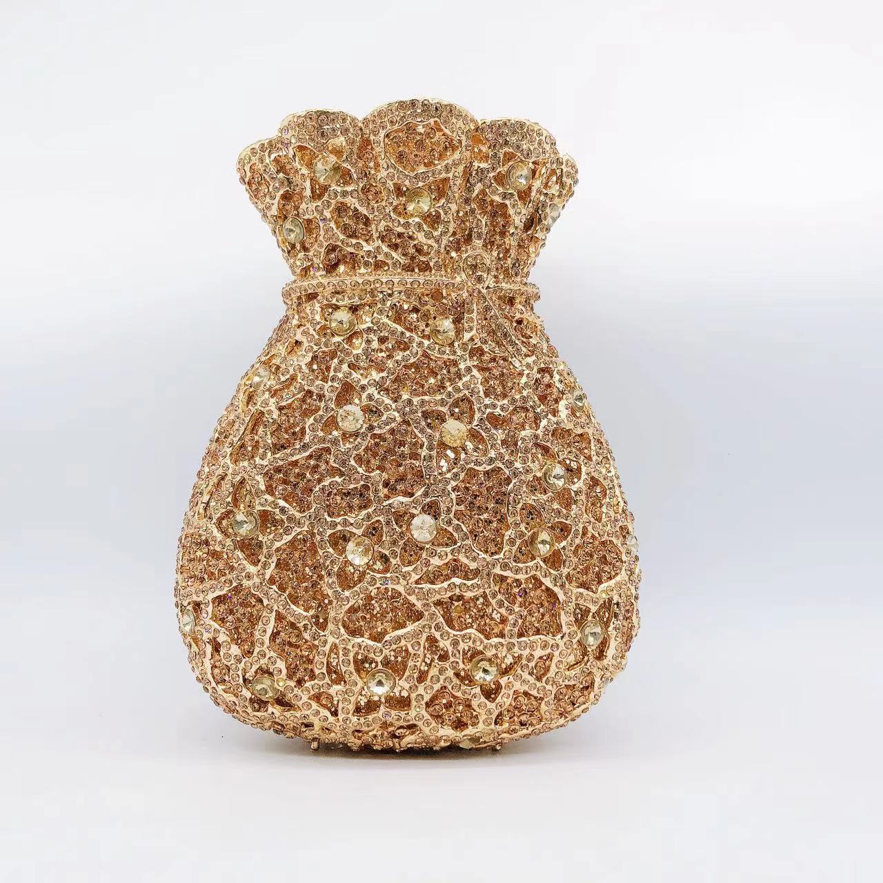 Vase Diamond Handmade Spot Drill Metal Bags