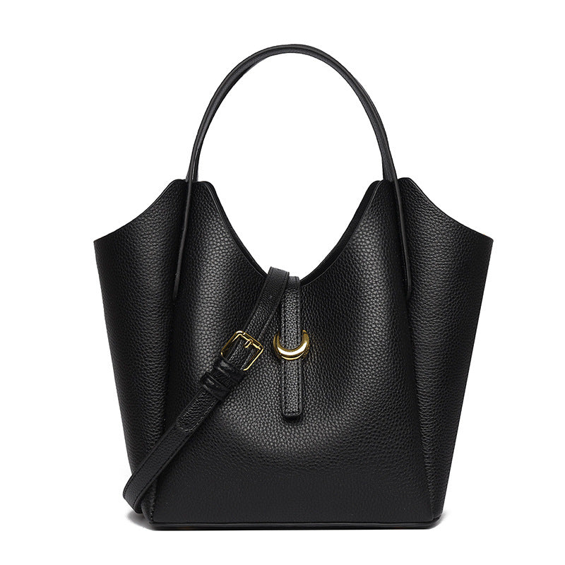 Women's Leather Soft Textured Large Capacity Hand Crossbody Bags