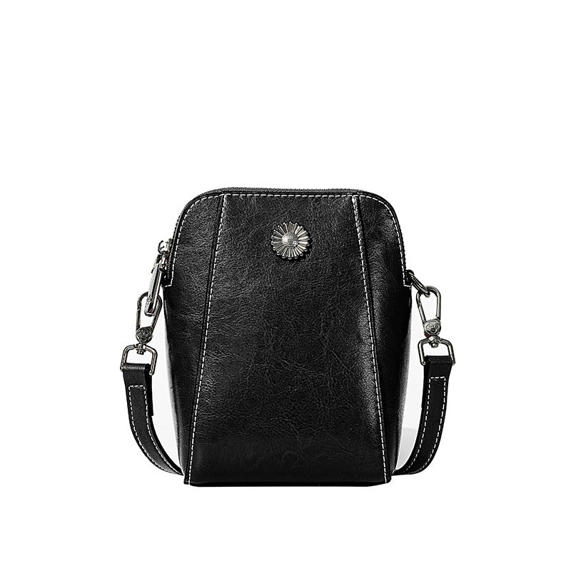 Women's Mobile Summer Simple Leather Lightweight High-grade Crossbody Bags