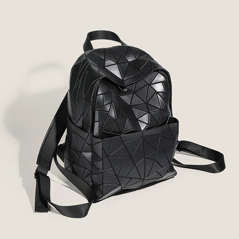 Geometric Diamond Fashion Large Capacity Computer Backpacks
