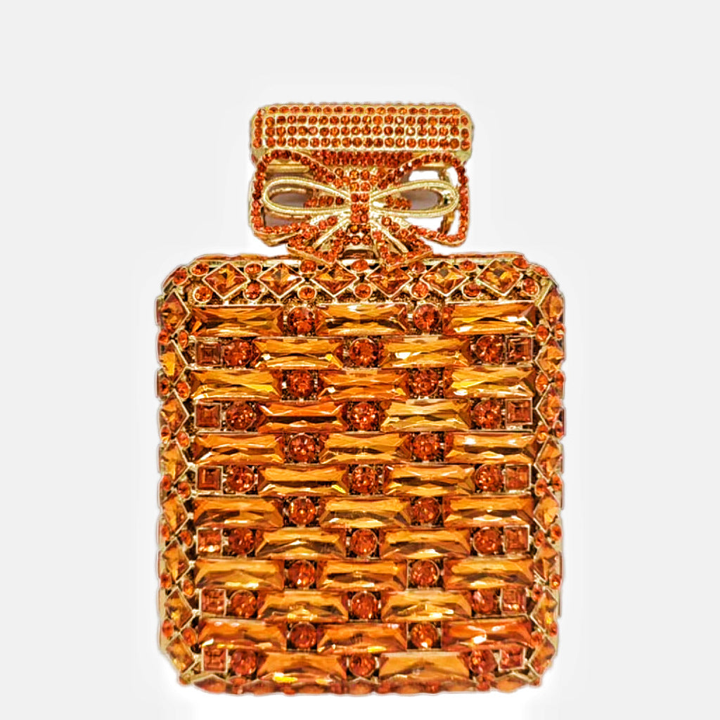 Perfume Bottle Diamond Clutch Banquet Crystal Evening Bags