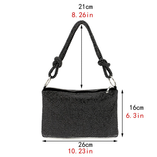 Full Diamond Dinner Tide Flash Knotted Evening Bags