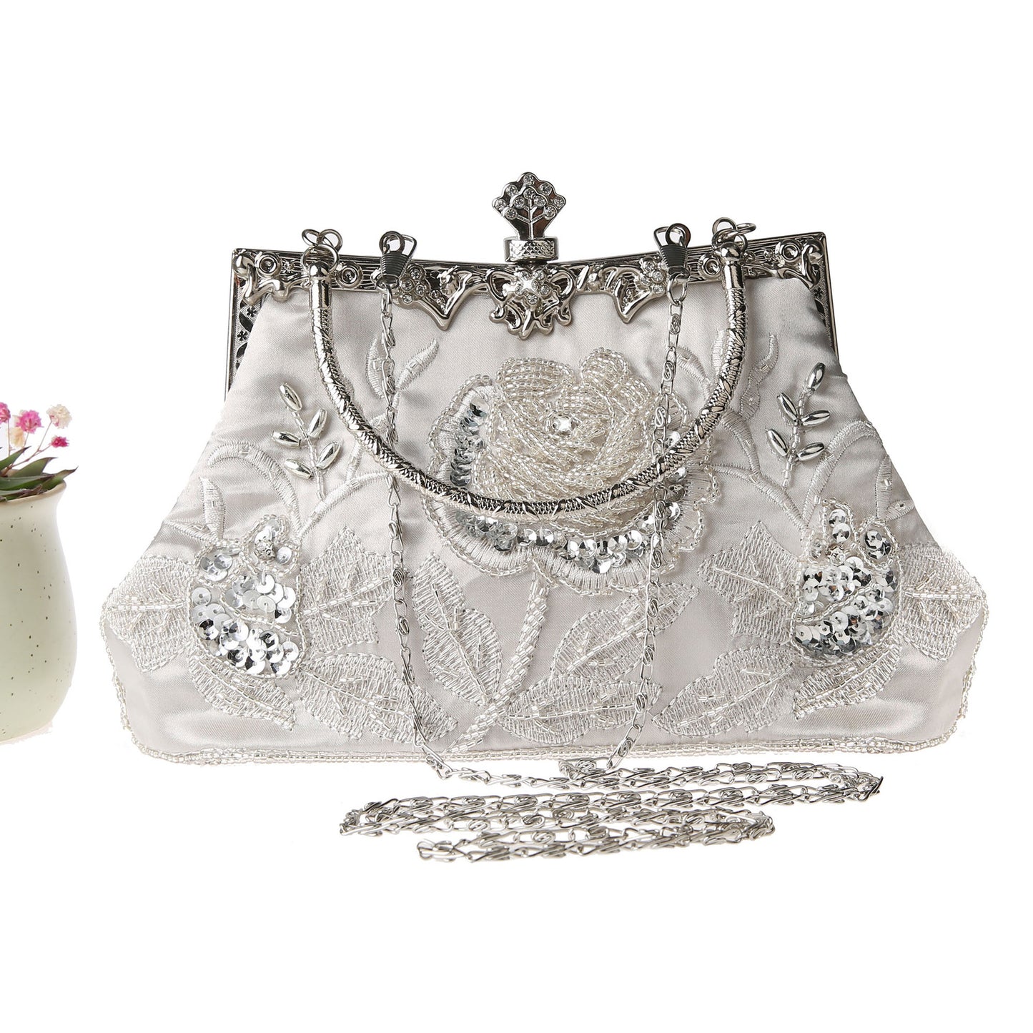 Retro Beaded Exquisite Clutch Dinner Handmade Evening Bags