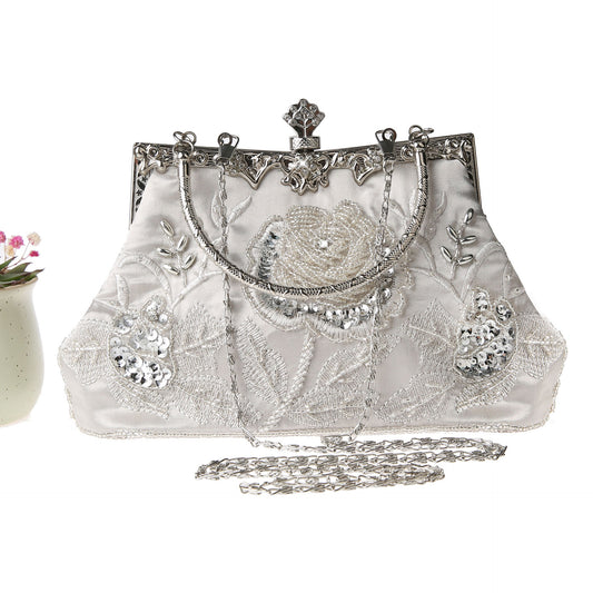 Retro Beaded Exquisite Clutch Dinner Handmade Evening Bags
