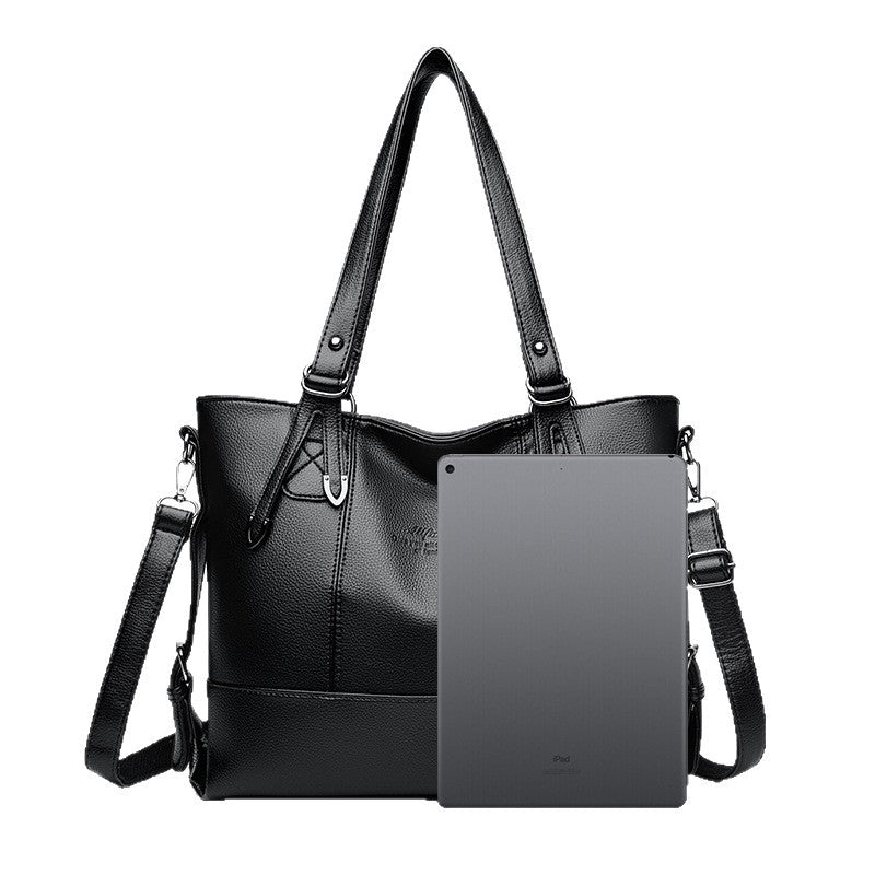 Casual Classy Women's Leather Underarm Large Bags