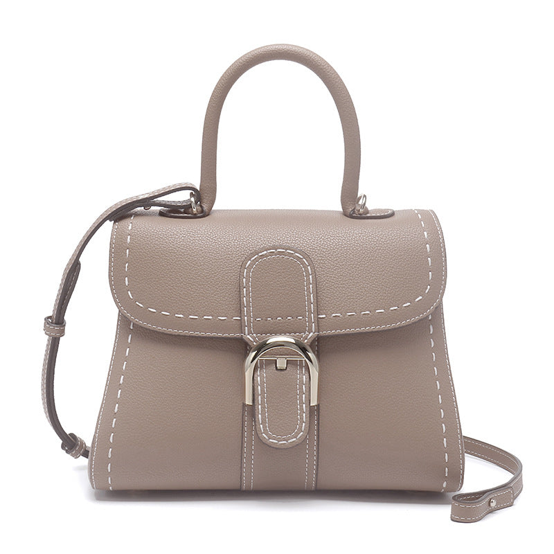 Women's Genuine Leather Belgium Vachette Clasp Handbags